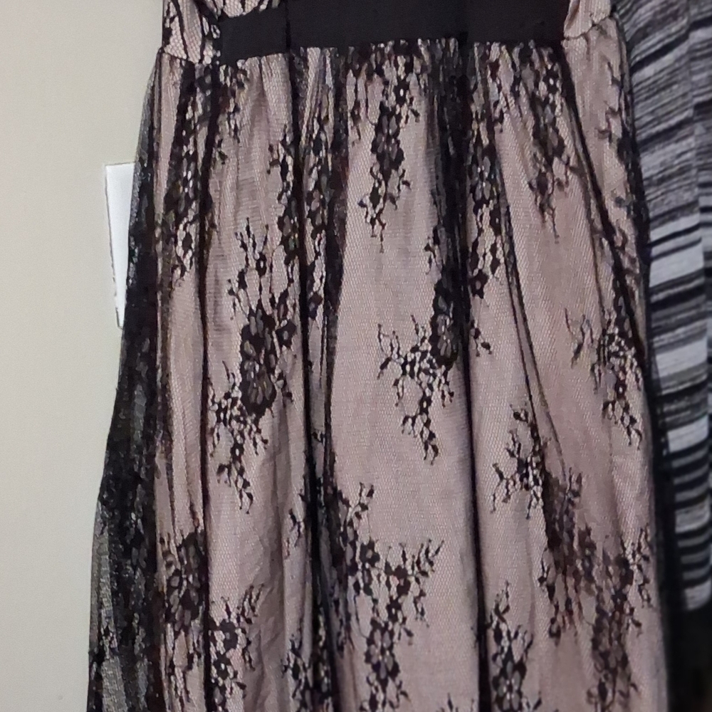 Shein Elegant Black Lace Dress